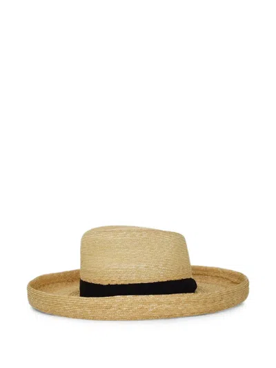 Gigi Burris Millinery Freddie Milanese Straw Hat In Neutral