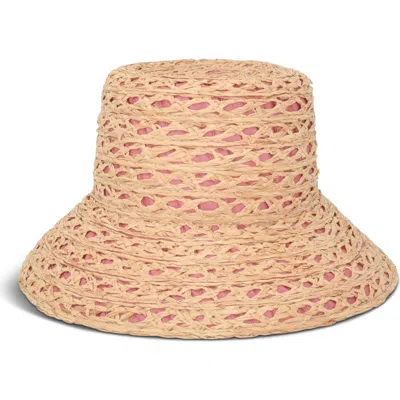 Gigi Burris Millinery Ida Packable Bucket Hat In Brown
