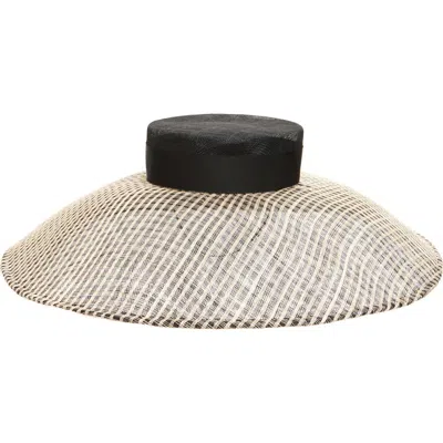 Gigi Burris Millinery Maris Sinamay Hat In Neutral