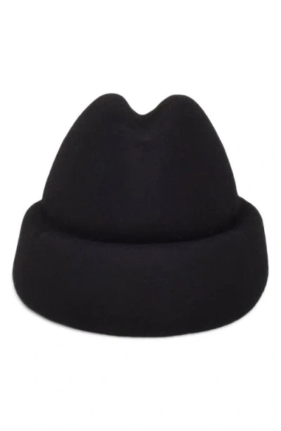 Gigi Burris Millinery Sharina Wool Felt Hat In Black