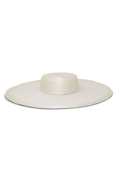 Gigi Burris Millinery Walton Boater Hat In Blue