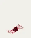 Gigi Burris Rebecca Silk Blend Rosette Bow In Oxblood