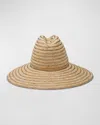 Gigi Burris Requiem Zz Straw Fedora In Black