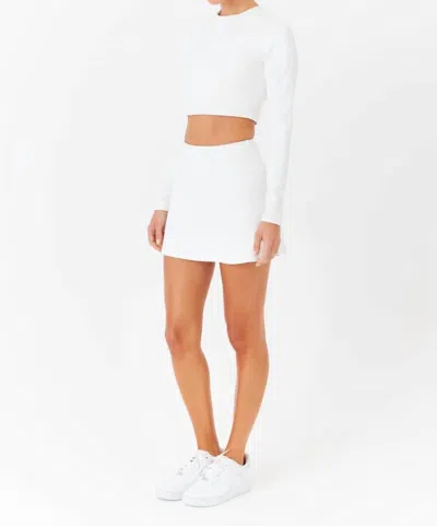 Gigi C Quinn Top In White