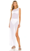 Gigi C Terri Coverup Dress In White
