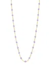 Gigi Clozeau 14kt Yellow Gold Classic Gigi Beaded Sautoir Necklace In Gold