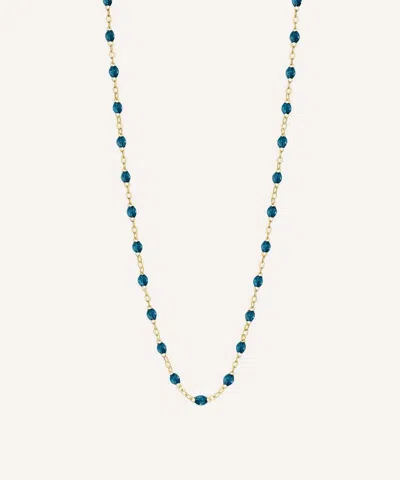 Gigi Clozeau 18ct Gold Classic Gigi Bead Necklace In Jungle In Multi