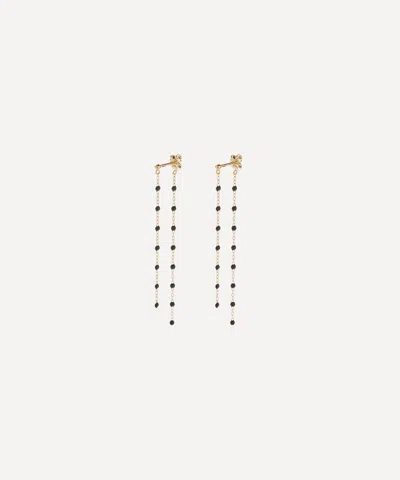 Gigi Clozeau 18ct Gold Classic Gigi Dangling Resin Drop Earrings
