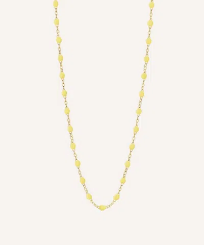 Gigi Clozeau 18ct Gold Classic Gigi Long Bead Necklace In Mimosa