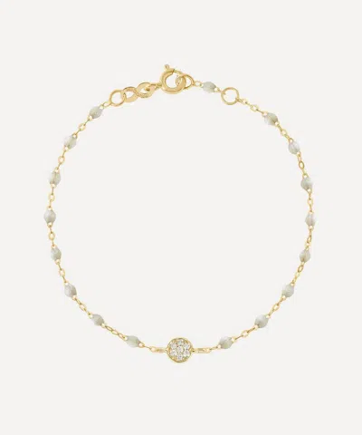 Gigi Clozeau 18ct Gold Classic Gigi Opal Diamond Resin Bracelet