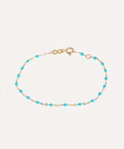 Gigi Clozeau 18ct Gold Classic Gigi Resin Bead Bracelet