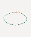 Gigi Clozeau 18ct Gold Classic Gigi Resin Bead Bracelet