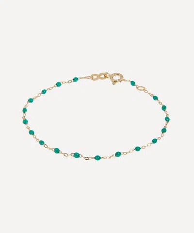 Gigi Clozeau 18ct Gold Classic Gigi Resin Bead Bracelet