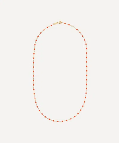 Gigi Clozeau 18ct Gold Classic Gigi Resin Bead Necklace