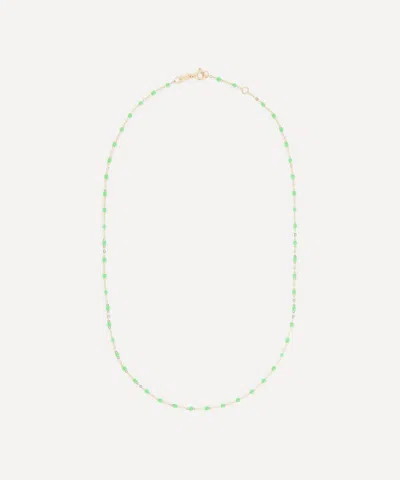 Gigi Clozeau 18ct Gold Classic Gigi Resin Bead Necklace