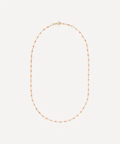 Gigi Clozeau 18ct Gold Classic Gigi Resin Bead Necklace