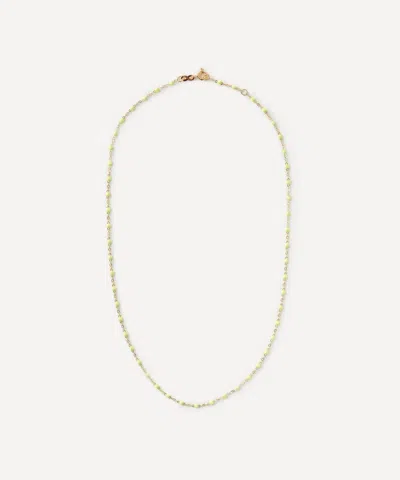 Gigi Clozeau 18ct Gold Classic Gigi Resin Bead Necklace