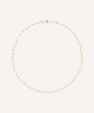 Gigi Clozeau 18ct Gold Classic Gigi Resin Bead Necklace