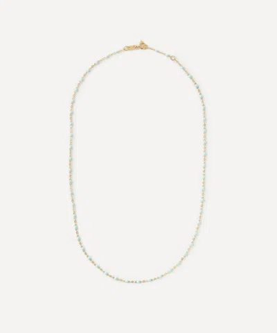 Gigi Clozeau 18ct Gold Classic Gigi Resin Bead Necklace