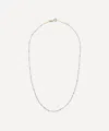 Gigi Clozeau 18ct Gold Classic Gigi Resin Bead Necklace In Cream