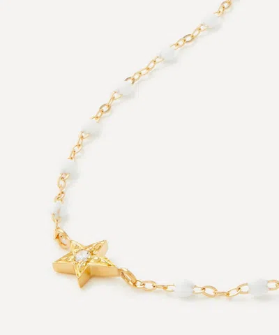 Gigi Clozeau 18ct Gold Etoile Classic Star Bead Necklace