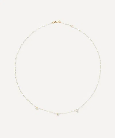 Gigi Clozeau 18ct Gold Gigi Supreme Bead Necklace In White