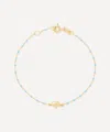 Gigi Clozeau 18ct Gold Lucky Heart Classic Gigi Bead Bracelet