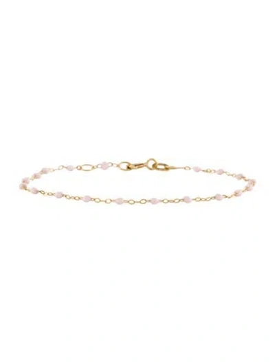 Pre-owned Gigi Clozeau 18k Classic Gigi Bracelet, 6.5" In Pink
