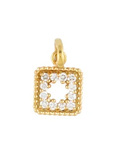 Pre-owned Gigi Clozeau 18k Diamond Treasure Charm Pendant In Multi