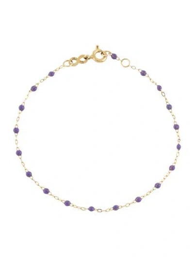 Pre-owned Gigi Clozeau 18k Resin Classic Gigi Bracelet, 6.5" In Multi