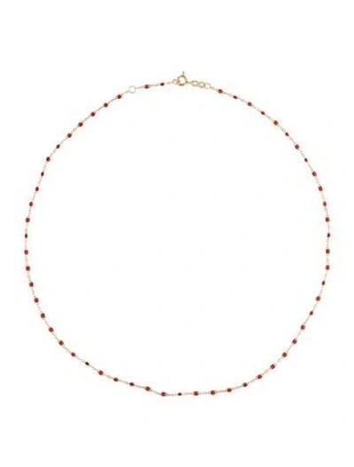 Pre-owned Gigi Clozeau 18k Resin Classic Gigi Chain Necklace, 16.5" In Multi