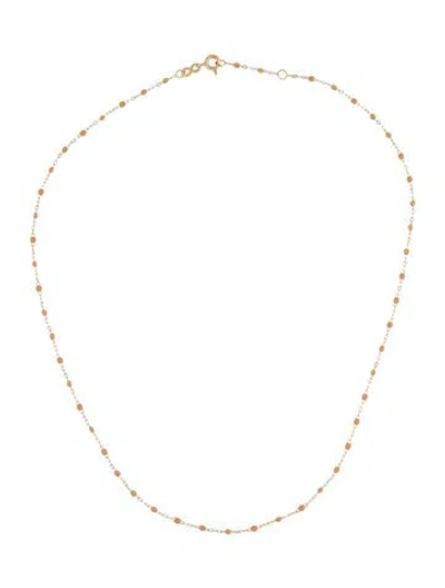 Pre-owned Gigi Clozeau 18k Resin Classic Gigi Necklace, 16.5" In Multi