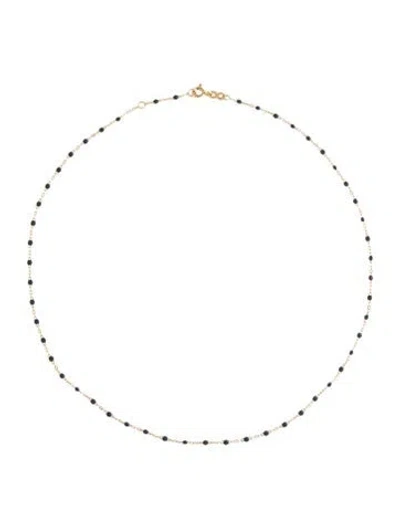 Pre-owned Gigi Clozeau 18k Resin Classic Grey Gigi Chain Necklace, 16.5" In Multi