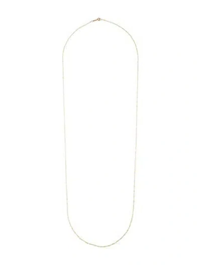 Pre-owned Gigi Clozeau 18k Resin Classic Sautoir Necklace, 34.5" In Green