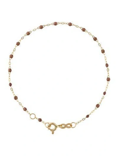 Pre-owned Gigi Clozeau 18k Resin Copper Classic Bracelet, 6.5" In Multi
