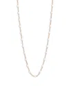 Gigi Clozeau 18k Rose Gold Classic Gigi Resin Bead Collar Necklace, 16.5 In White/rose Gold