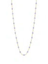 Gigi Clozeau 18k Yellow Gold Beaded Necklace In Gold