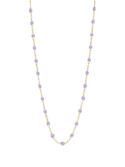 GIGI CLOZEAU 18K YELLOW GOLD BEADED NECKLACE