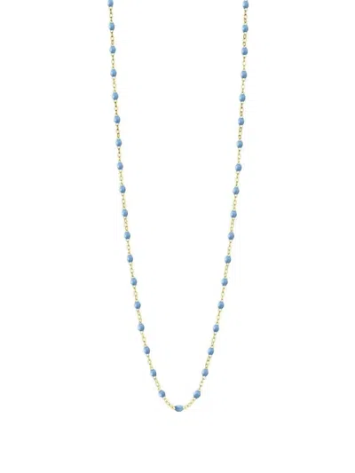 Gigi Clozeau 18k Yellow Gold Beaded Necklace In Brown