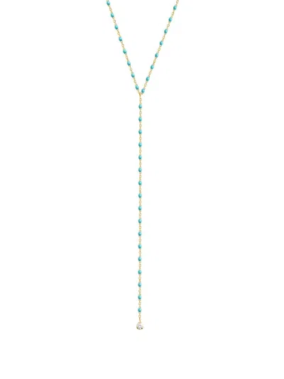 GIGI CLOZEAU 18K YELLOW GOLD BEADED NECKLACE