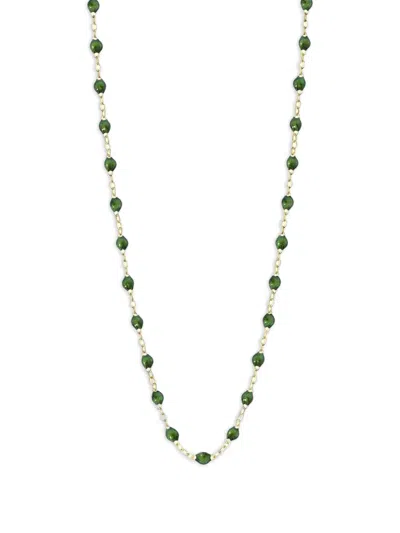Gigi Clozeau 18k Yellow Gold Classic Gigi Beaded Necklace In Multi