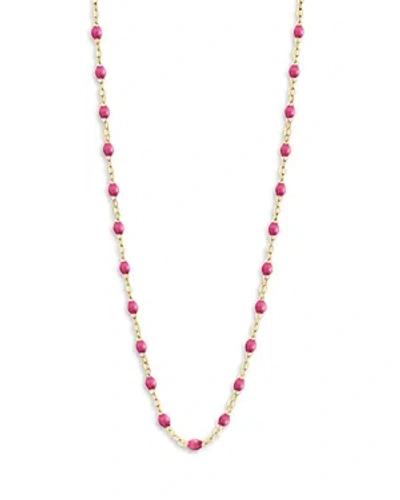 Gigi Clozeau 18k Yellow Gold Classic Gigi Candy Necklace, 16.5 In Pink/gold