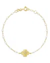 Gigi Clozeau 18k Yellow Gold Classic Gigi Clover Lumiere Bracelet