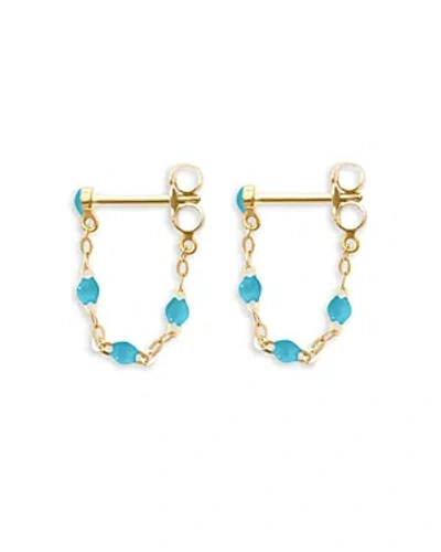 Gigi Clozeau 18k Yellow Gold Classic Gigi Earrings In Blue/gold