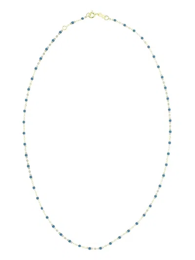 Gigi Clozeau 18k Yellow Gold Classic Gigi Necklace In Brown