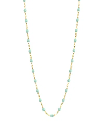 Gigi Clozeau 18k Yellow Gold Classic Gigi Resin Bead Collar Necklace, 16.5