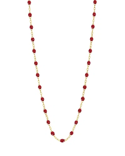 Gigi Clozeau 18k Yellow Gold Classic Gigi Resin Bead Collar Necklace, 16.5