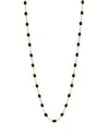 Gigi Clozeau 18k Yellow Gold Classic Gigi Resin Bead Collar Necklace, 16.5 In Black