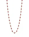 Gigi Clozeau 18k Yellow Gold Classic Gigi Resin Bead Collar Necklace, 16.5 In Cherry