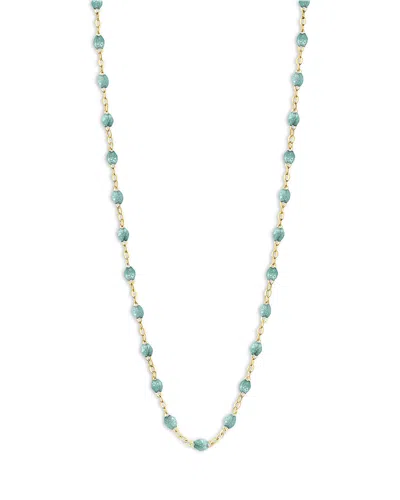 Gigi Clozeau 18k Yellow Gold Classic Gigi Resin Bead Collar Necklace, 16.5 In Ice